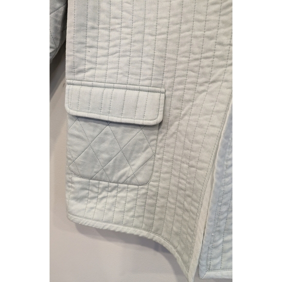 Tularosa Theo Quilted Open Jacket in Washed Mint Size Small - Picture 5 of 9
